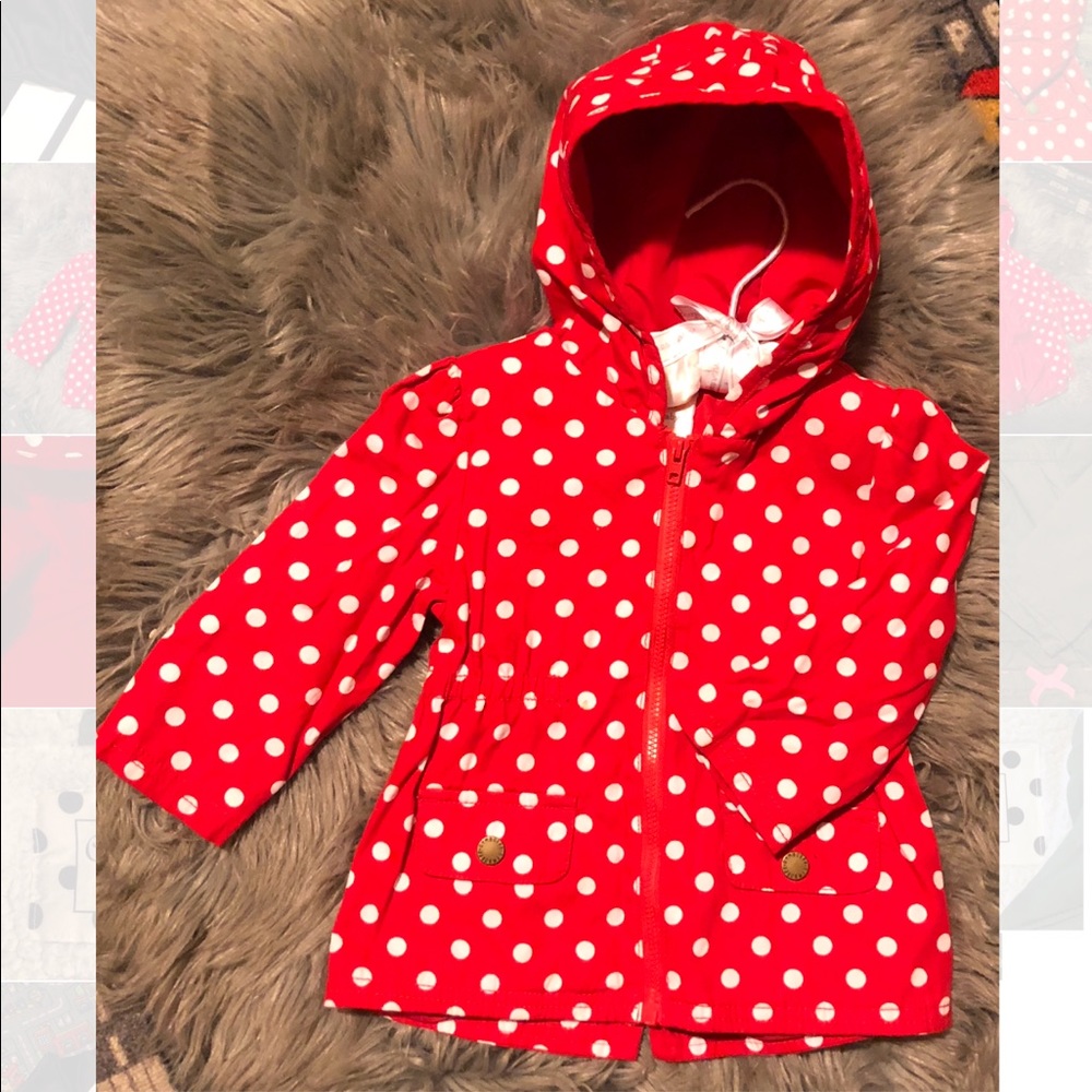 Gymboree Red & White Polka Dot Jacket